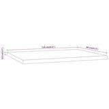 vidaXL Stolna ploča 110x80x3,8 cm pravokutna bagremovo drvo živi rub | shoptok.hr