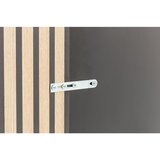 MID.YOU Garderobni Panel Alexa, Črna, Barva Hrasta | Shoptok.si