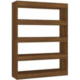 Maison Chic Knjižna omara - Knjižni regal rjavi hrast 100x30x135 cm, (21723114) Cene