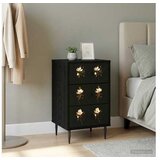 vidaXL Noćni ormar BREMEN Crni hrast 36 x 33 x 61 cm Konstruirano drvo - Magnolijski uzorak 1 | shoptok.hr