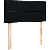 vidaXL Box spring postelja z vzmetnico črna 100x200 cm blago | Shoptok.si
