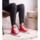 Gemre Red high-top sneakers with lace Bonifakima | Shoptok.si