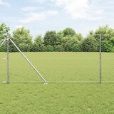 vidaXL ograja v obliki heksagona 1.4x50 m pocinkano jeklo | Shoptok.si
