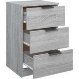  Noćni ormarići 2 kom boja dimljenog smeđi 40x36x65 cm | shoptok.hr
