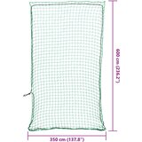 vidaXL mreža za prikolicu s elastičnim užetom zelena 6x3,5 m PP | shoptok.hr