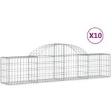  Lučne gabionske košare 10 kom 200x30x40/60 cm pocinčano željezo | shoptok.hr
