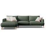 Micadoni Zelena kotna sedežna garnitura (levi kot/z ležalnikom) Naomi – | Shoptok.si
