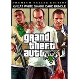 grand theft auto v: premium online edition & great white shark card bundle key europe