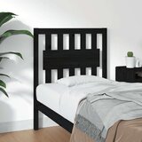  Uzglavlje za krevet crno 80 5 x 4 x 100 cm od masivne borovine Cijene