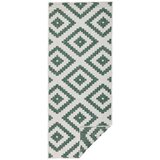 NORTHRUGS Zeleno-krem zunanja preproga Malta, 80 x 250 cm Cene