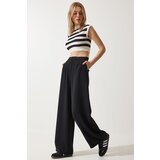  Women's Black Loose Palazzo Trousers | Shoptok.si