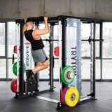 Tryton vrata za trening sa smith machine 3d - dvostruki kolut i stack utegima komercijalni hms | shoptok.hr