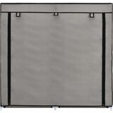 vidaXL omarica za čevlje s pokrivalom blago 115x28x110 cm siva | Shoptok.si