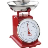 mehanska tehtnica 10g-3kg, rdeča, kovina, inox