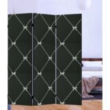  Paravan romb black 3 krila 150x175cm Cene