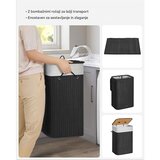 Songmics Koš za perilo 72 L, črn bambus | Shoptok.si