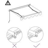  Ročno zložljiva tenda 300x250 cm oranžna in rjava, (20610607) | Shoptok.si