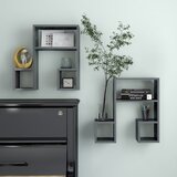 vidaXL Stenska polica 2 kosa visok sijaj siva 50x15x50 cm iverna pl., (20765205) cene