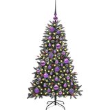  Umjetno božićno drvce Zelena 120 cm PVC, Plastika i Čelik Slike