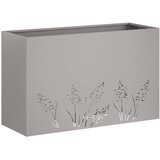  Vrtna saksija Rđa 80 x 20 x 49 cm Otporni čelik | shoptok.hr