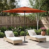  Vrtni suncobran 300 x 300 cm Poliester Pravokutni Terakota | shoptok.hr