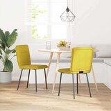vidaXL Jedilni stoli 2 kosa rumen žamet | Shoptok.si