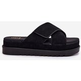 Boto Womens platform sandals with intertwining straps black Rinasara | ePonuda.com