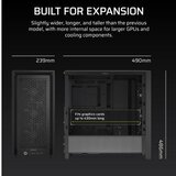 Corsair Kućište 4000D Airflow RS, 3x RS120 ventilatora, Crno | Eponuda.ba
