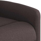  Naslonjač od tkanine tamnosmeđi | shoptok.hr
