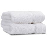Catherine Lansfield Bijeli pamučni ručnici u setu 2 kom od frotira 30x30 cm Zero Twist – Cijene