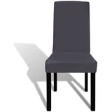 vidaXL Rastezljive navlake za stolice 4 kom Antracit boja | shoptok.hr