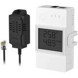 SONOFF TH Elite THR320D smart-home prekidač 4500W sa merenjem temperature i vlažnosti i displejem (senzori se kupuju posebno), WiFi 2.4GHz kontrola, timer i smart scenarija, eWeLink app, Amazon Alexa / Google Assistant | ePonuda.com
