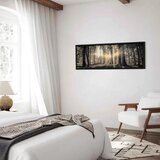  Slika - Forest Sun 90x30 U crnom drvenom okviru | shoptok.hr