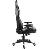 vidaXL Okretna igraća stolica bijela PVC | shoptok.hr