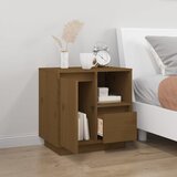  Noćni ormarić boja meda 50 x 34 x 50 cm od masivne borovine | shoptok.hr