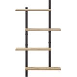  Zidna polica Hrast sonoma 61 x 13 5 x 105 5 cm Prerađeno drvo - Hrast sonoma 61 x 13 5 x 105 5 cm | shoptok.hr