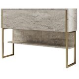Hanah home komoda luxe travertine gold | ePonuda.com