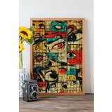 Wallity uramljena slika Popmosaıc5, 33x48 cm | ePonuda.com