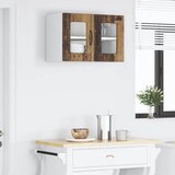  Zidni stakleni ormarić PORTO Staro drvo 60 x 31 x 40 cm | Eponuda.com