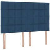  LED krevet za pohranu s madracem Plava 140 x 200 cm Tkanina | shoptok.hr