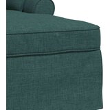  Naslonjač z krilom Temno zelena 91 x 157 x 91 cm blago, (5000133169) | Shoptok.si