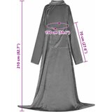  Deka majica s kapuljačom Tamno siva M Flanel | shoptok.hr