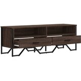 TV ormarić smeđa boja hrasta 122 x 34 x 41 cm konstruirano drvo | shoptok.hr