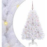  Umjetno božićno drvce s nogom Bijela 120 cm PVC i čelik | shoptok.hr