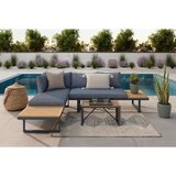 Ambia Garden LOUNGE GARNITURA tikovina trd les aluminij, nerjaveče jeklo | Shoptok.si