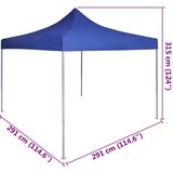  za svadbe - šator za zabave Plava 291 x 291 x 315 cm Oxford tkanina | shoptok.hr