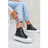 Boto Women's High Top Sneakers On Platform Black Averira Cene