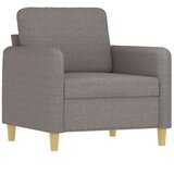  3-dijelni set sofa s jastucima smeđesivi od tkanine | shoptok.hr