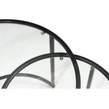 Hanah home sto za dnevnu sobu belarus 80 black transparent | ePonuda.com