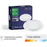  LED panel Green Tech 3W, 3CCT, ugradni, okrugli Cijene